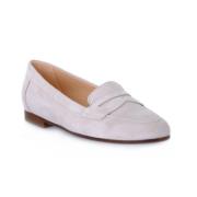 Frau Loafers camoscio rep Beige, Dam