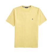 Brooks Brothers Supima crewneck bomullst-shirt Yellow, Herr