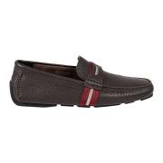 Bally Bekväma Slip-On Loafers för Män Brown, Herr