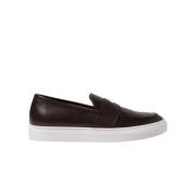 Scarosso Handgjorda Penny Loafer Platform Sneakers Brown, Herr