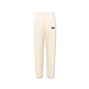 Vetements Sweatpants med logotyp Beige, Herr