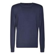 Fay Round-neck Knitwear Blue, Herr