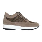 Hogan Stiliga Komfort Sneakers Beige, Herr