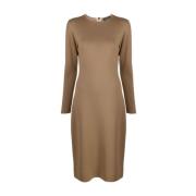 Fabiana Filippi Midi Dresses Brown, Dam