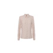 Elisabetta Franchi Shirts Beige, Dam