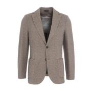 Circolo 1901 Beige Blazer för Män - Stilfull och Bekväm Beige, Herr