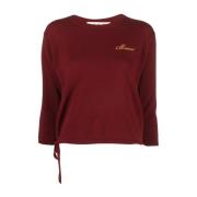 Marni Round-neck Knitwear Red, Dam