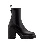 Moncler Splora Höga Klackboots Black, Dam