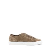 Brioni Italienska Mocka Sneakers Beige, Herr