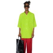 Acne Studios Short Sleeve Shirts Green, Herr