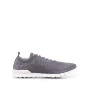 Kiton FIT Low-Top Sneakers, Stilfull Uppgradering för Män Gray, Herr