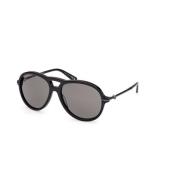 Moncler Peake Ml0288 01A Solglasögon - Blank Svart/Rök Black, Unisex