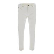 PT Torino Slim-fit Trousers White, Herr