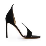 Francesco Russo High Heel Sandals Black, Dam