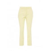 Liu Jo Slim-fit Byxor, Modern Stil Yellow, Dam