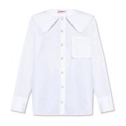 Custommade ‘Barbara’ skjorta med dekorativ krage White, Dam