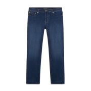 Brooks Brothers Blå Stretch Bomull Denim Jeans Blue, Herr