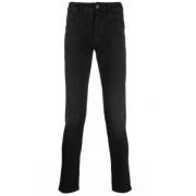 Lardini Mörkgrå Skinny Jeans Black, Herr