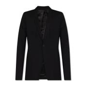 Rick Owens ‘Fogpocket’ ullblazer Black, Dam