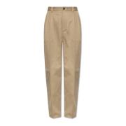 Maison Margiela Byxor med vintageeffekt Beige, Herr