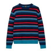 PS By Paul Smith Randig Skjorta Blue, Herr