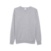 Aspesi Mysig Cashmere Crewneck Sweatshirt Gray, Herr