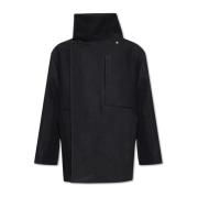 Rick Owens ‘Luxor Caban’ kort kappa Black, Herr