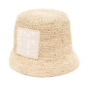 Jacquemus Raffia Bucket Cap Beige, Unisex