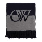 Off White Ullhalsduk Gray, Unisex