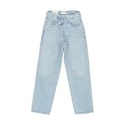Agolde Criss Cross Upsized Jean, 25W In Blue, Dam