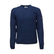 Roy Roger's Crewneck Ulltröja Blue, Herr