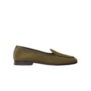 Scarosso Nele Grön Mocka Loafer Green, Herr