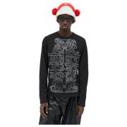 Walter Van Beirendonck Sweatshirts Black, Herr