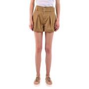 Dondup Stiliga Sommar Shorts för Kvinnor Brown, Dam