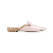 Chiara Ferragni Collection Rosa Läder Loafers Flirting Modell Pink, Da...