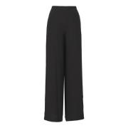 Theory Straight Trousers Black, Dam