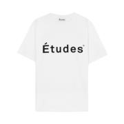 Études Svart Wonder T-shirt White, Herr