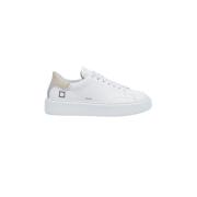 D.a.t.e. Vita och Beige Sfera Sneakers White, Dam