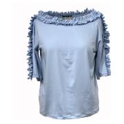 Noor of Sweden Fanny Frilles Tee Blue, Dam