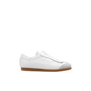 Maison Margiela Vita och gr?a lädersneakers White, Herr