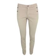 2-Biz Smalla Slitta Byxor Beige, Dam