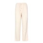 Roy Roger's Wide Trousers Beige, Dam