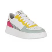 Gio+ Glitter Multi Sneakers för Kvinnor Gray, Dam