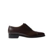 Scarosso Jupiter Skor - Handgjorda Giove Marrone Oxfords Brown, Herr