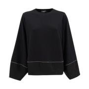 Fabiana Filippi T-shirt Black, Dam