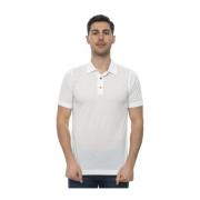 Kiton Kortärmad polotröja White, Herr