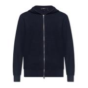 Theory Dragkedja-hoodie Blue, Herr