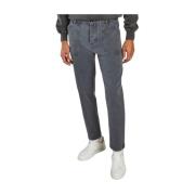 Cuisse de Grenouille Slim-fit Trousers Gray, Herr