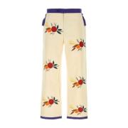 Bode Wide Trousers Multicolor, Herr