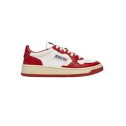 Autry Medalist Låga Sneakers Red, Dam